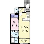 鵠沼松が岡4丁目アパート（028174101）の間取り画像