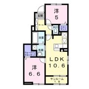 スリージェメゾン Ⅱの間取り画像