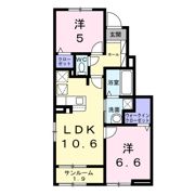 スリージェメゾン Ⅱの間取り画像