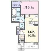 ブレッザ フィールド Aの間取り画像