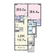 アルカンシエルBの間取り画像