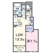 レスポワール Aの間取り画像