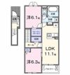仮）古ケ崎2丁目アパートAの間取り画像