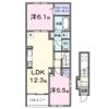 東沖野2丁目アパート（028192501）の間取り画像