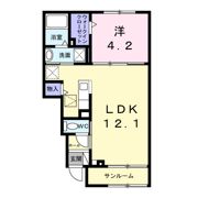 シュタイン・フルスの間取り画像