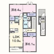 アルバ Bの間取り画像