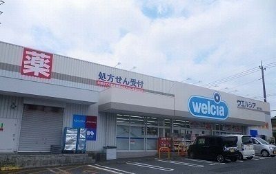 近くのドラッグストアまで750m（徒歩10分）