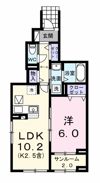 フェリス ソレアードⅢの間取り画像
