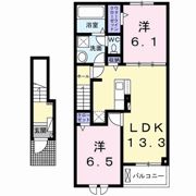 ニューライズ苅田 Ⅱの間取り画像