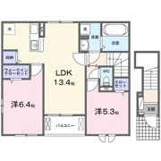 ブルーガーベラの間取り画像