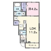 ヒカルサ見付サウスⅡの間取り画像