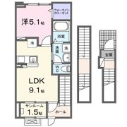 レジデンス ヒカルの間取り画像