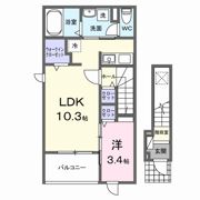 カーサ ルクス Aの間取り画像