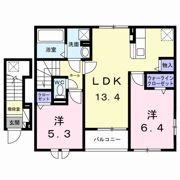 カーサ セレーノの間取り画像