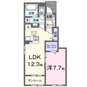 レ プリューム アンの間取り画像