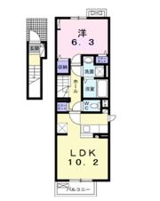 イーストブルー Iの間取り画像
