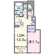 STAYGOLD北上Ⅲの間取り画像