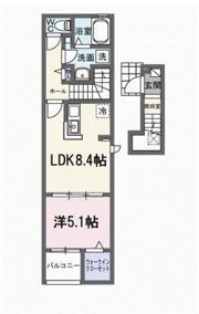 レインボーの間取り画像