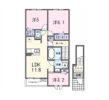 （仮）井手町多賀アパートの間取り画像