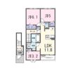 （仮）井手町多賀アパートの間取り画像