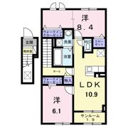 メゾンドラーゴの間取り画像