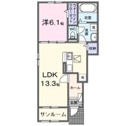 マレノワール桜橋の間取り画像