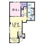 デルーナⅠの間取り画像