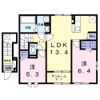 アルモニーEの間取り画像