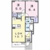ヒカルサ伊勢崎Ⅱの間取り画像