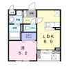 ソレイユ八条春日の間取り画像