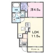 カーサ フェリーチェの間取り画像