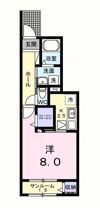 フォンターナ・アモーレⅠの間取り画像