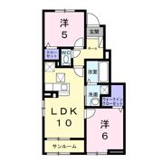 ディーテラス Ⅰの間取り画像