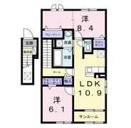 ディーテラス Ⅰの間取り画像