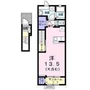 エクラテラス Bの間取り画像