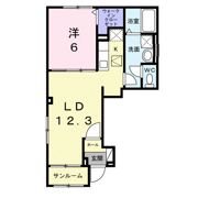 ヴィラ セレーノの間取り画像