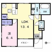 グランメゾン堅田の間取り画像