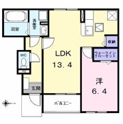 グランメゾン堅田の間取り画像