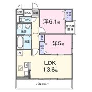 フォレスト 岡崎の間取り画像