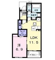 ヒカルサ名古屋南陽イーストの間取り画像