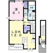 ヤングウッズ柏の葉Ⅰの間取り画像