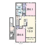 レジダンス・マリンAの間取り画像