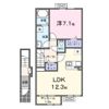 アムール・Kの間取り画像
