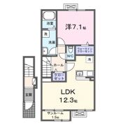 アムール・Kの間取り画像