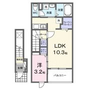 （仮称）瀬上町アパートの間取り画像