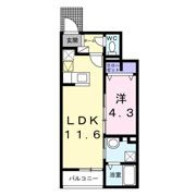 ビリーブ コガネの間取り画像