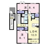 ルミナーラ西中央の間取り画像