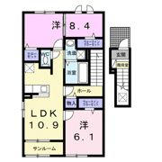ルミナーラ西中央の間取り画像