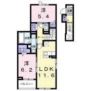 ソレアード コートの間取り画像
