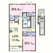 エースガーデン Ⅰの間取り画像